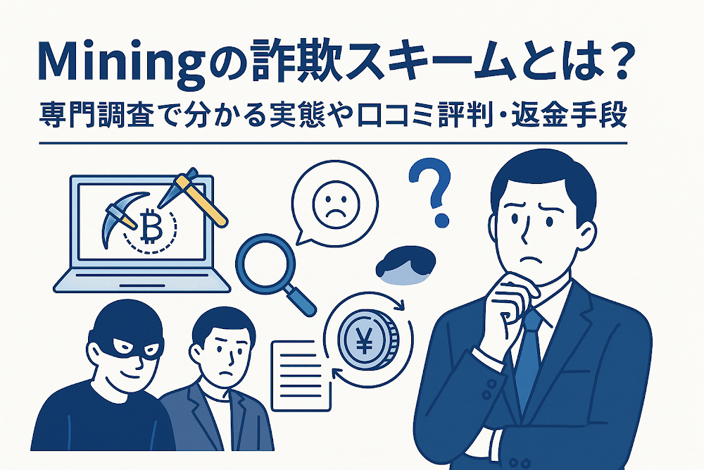 Mining（マイニング）の詐欺スキームとは？専門調査で分かる実態や口コミ評判・返金手段