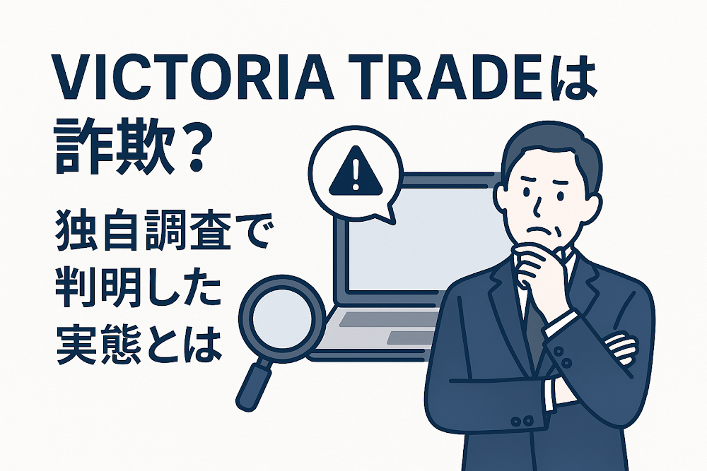 VICTORIA TRADE（vict-serv.com）は詐欺？独自調査で判明した実態とは