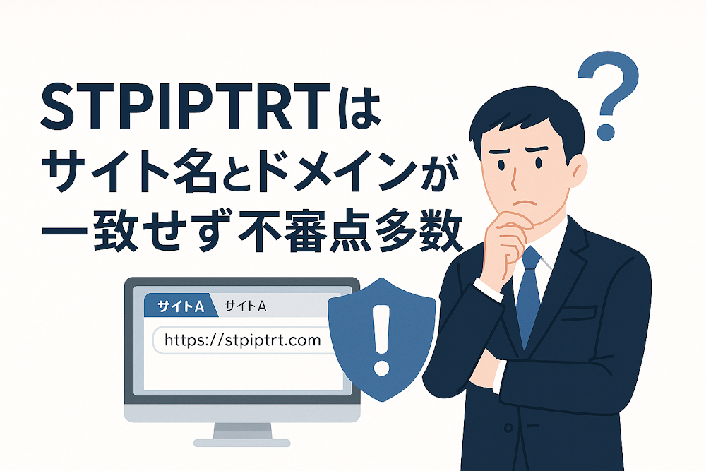 STPIPTRT(culmext.com)はサイト名とドメインが一致せず不審点多数