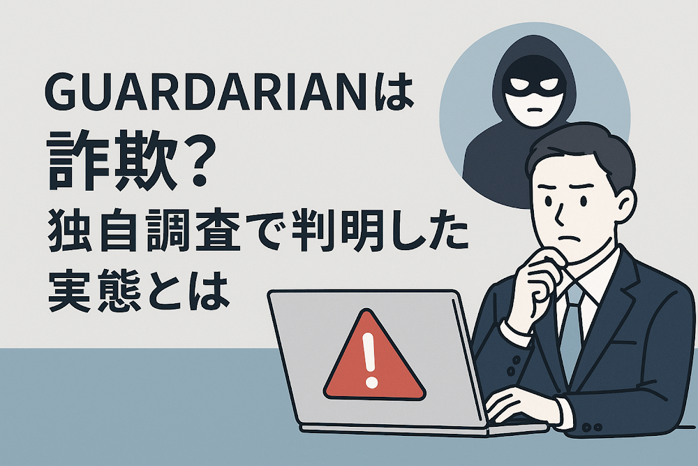 GUARDARIANは詐欺?独自調査で判明した実態とは