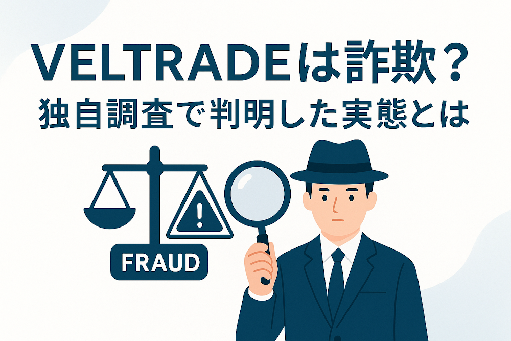 VELTRADEは詐欺？独自調査で判明した実態とは