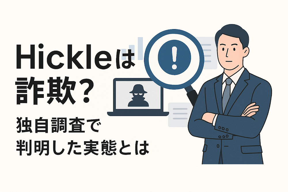 Hiickleは詐欺?独自調査で判明した実態とは