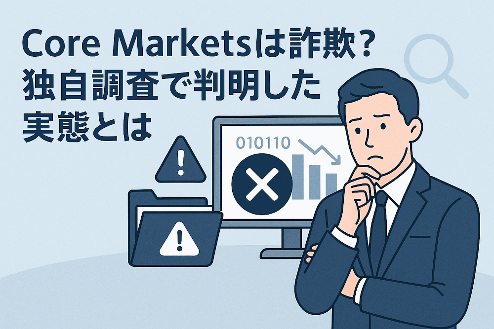 Core Marketsは詐欺？独自調査で判明した実態とは
