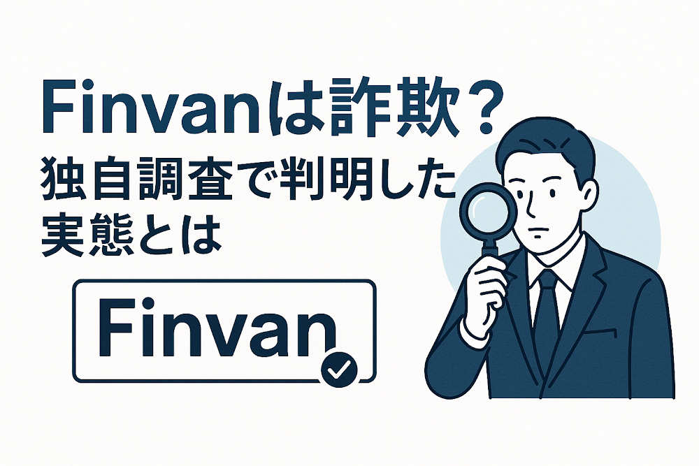 Finvanは詐欺?独自調査で判明した実態とは