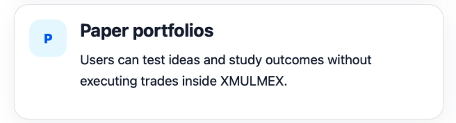 Paper portfolios